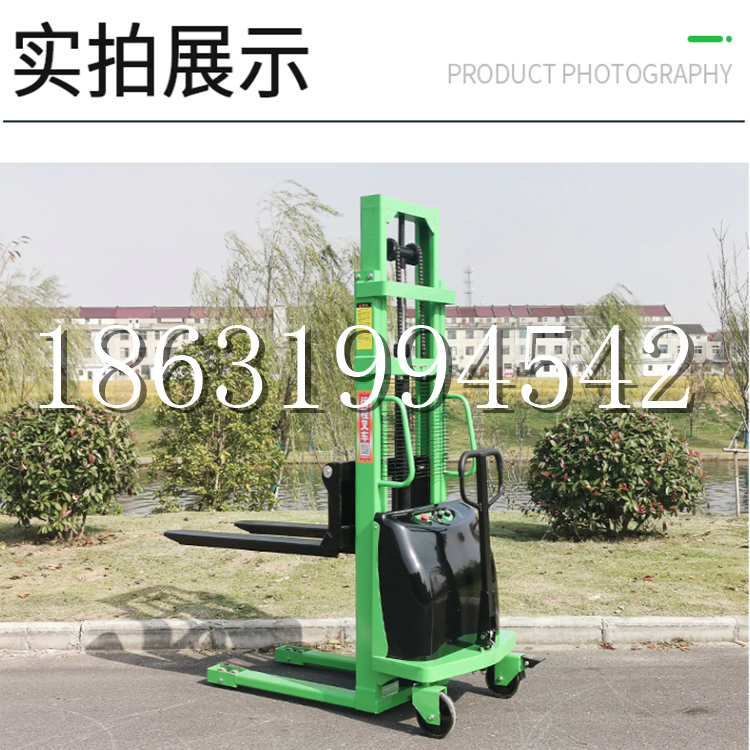 黄南藏族自治州电动叉车堆高车液压铲车电瓶1吨2吨站驾步行式小型全自动叉车
